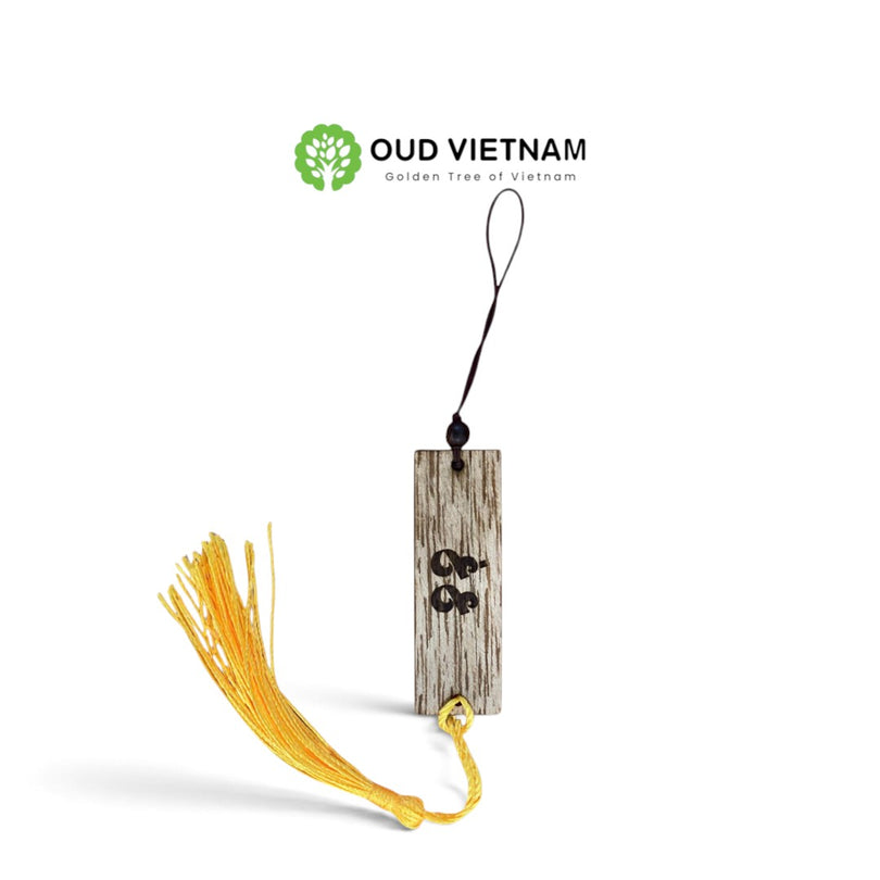 Natural Agarwood Keychain 1mm | Handmade by OUD Vietnam