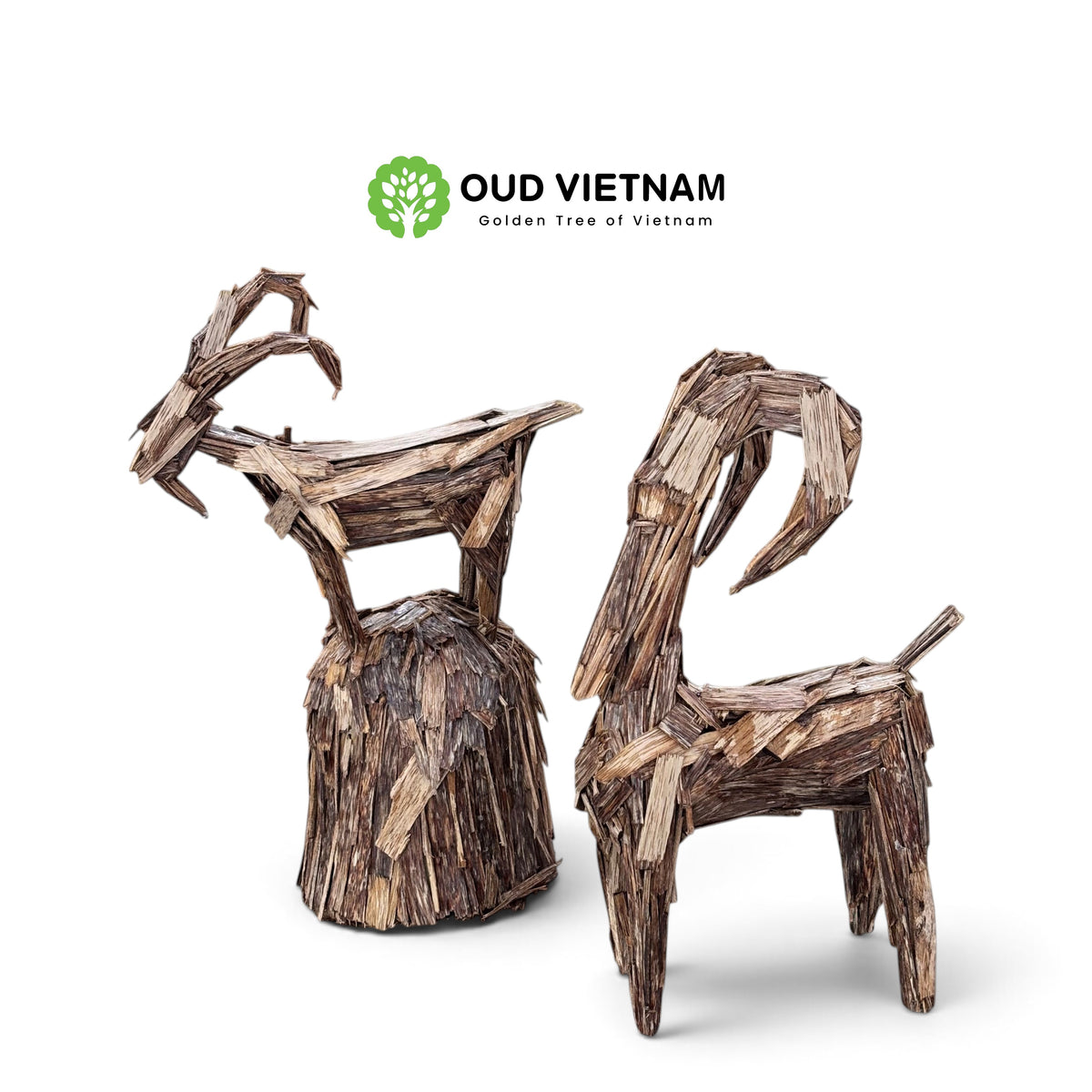 Agarwood Gazelle Figurine - AGF
