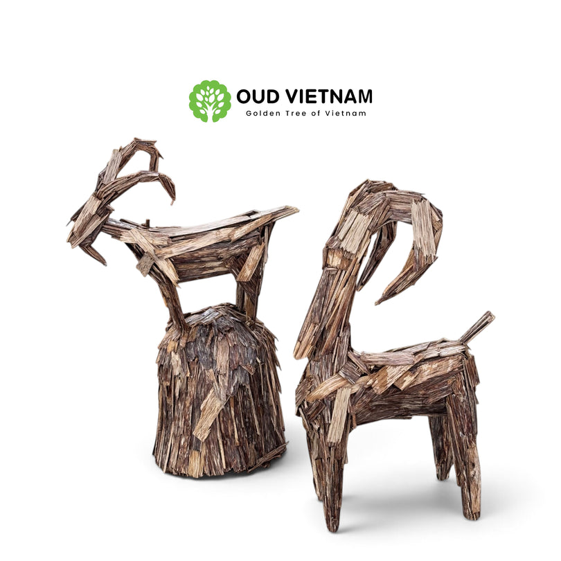 Agarwood Gazelle Figurine - AGF
