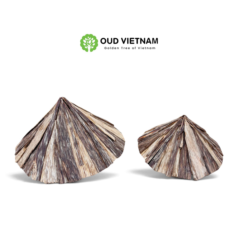 Agarwood Conical Hat Figurine