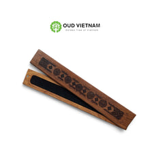 Rectangle wooden burning box High-end Incense stick 22cm – RIB (PCS) image 2