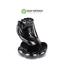 Lotus Palm Backflow Incense Burner (PCS) image 1