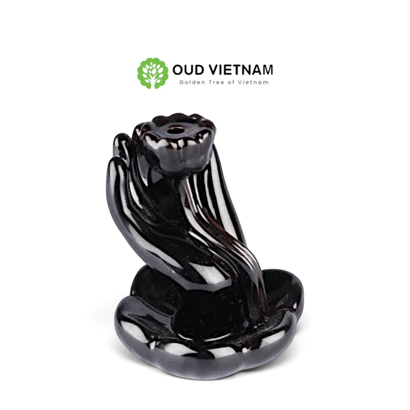 Lotus Palm Backflow Incense Burner (PCS)