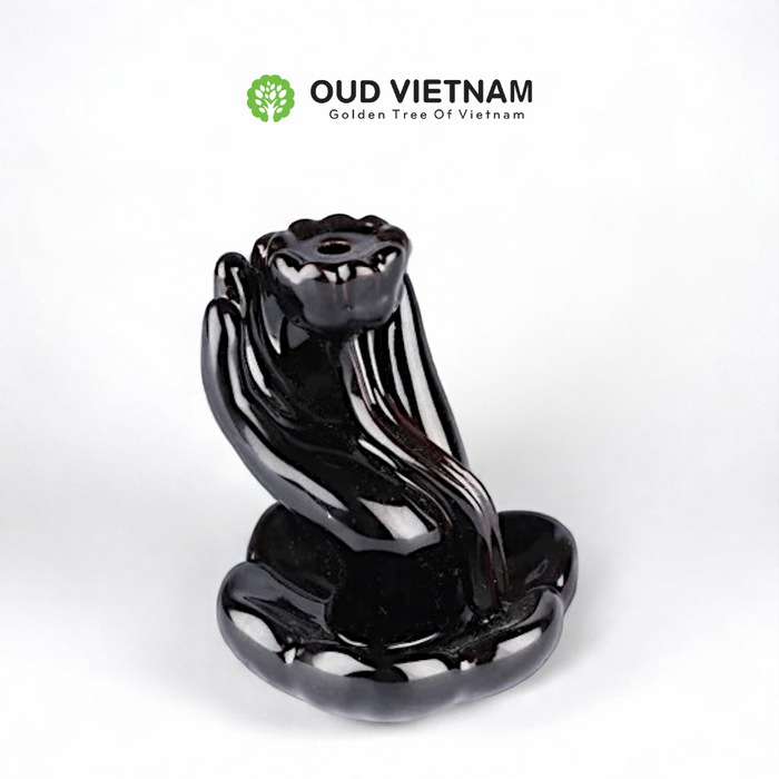 Lotus Palm Backflow Incense Burner (PCS)