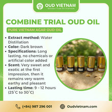 Combine Trial 1 – 5 Types Oud Wood Essential Oil – CBEOT1 (Package) image 5