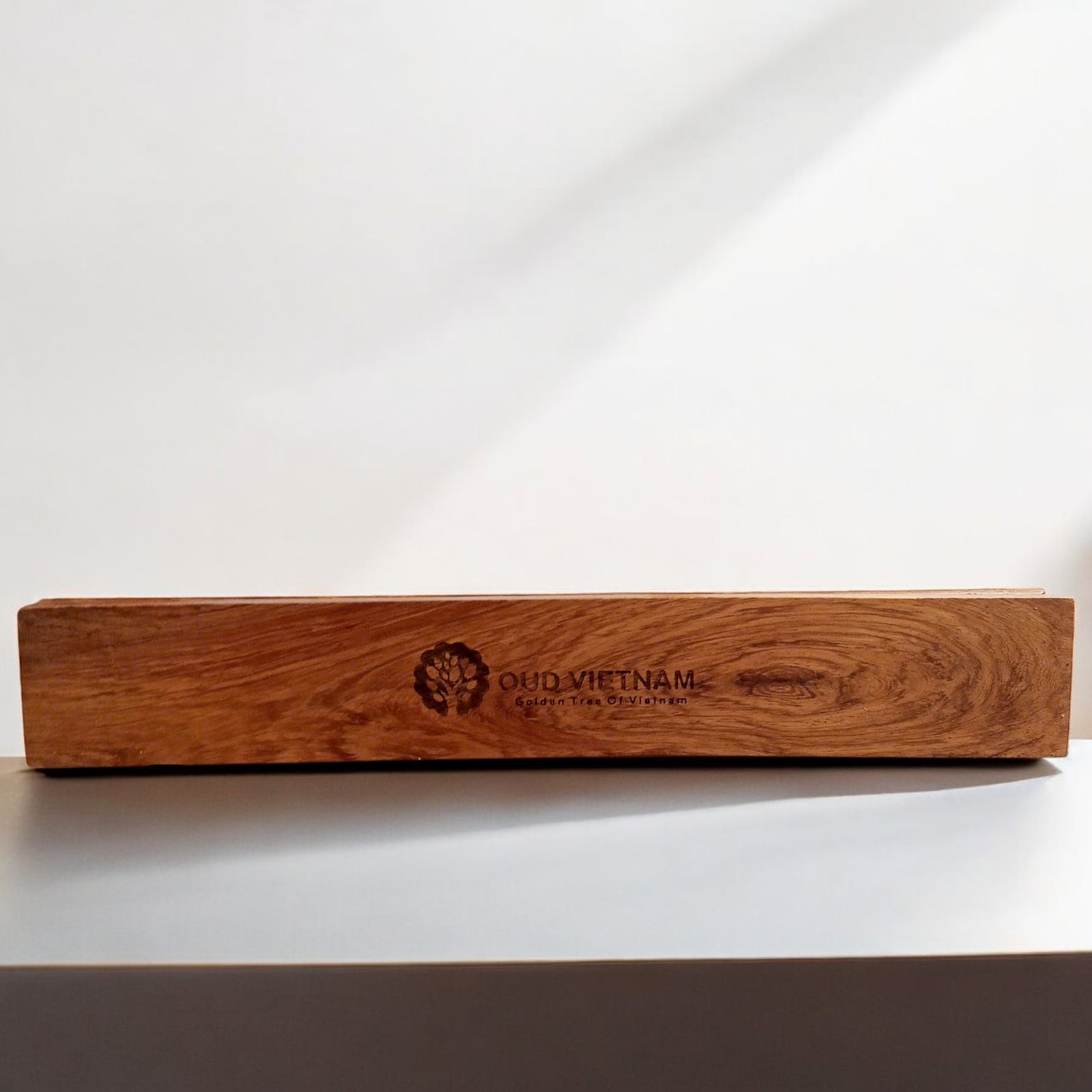 صندوق حرق خشبي مستطيل فاخر عود بخور 22 سم – صندوق مستطيل